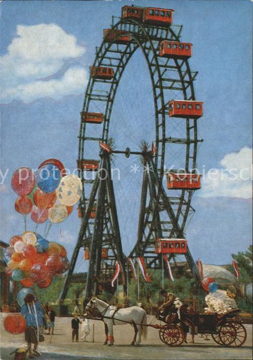 Wien Prater Risenrad Pferdekutsche