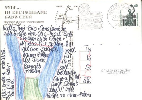 Hindenburgdamm Fliegeraufnahme Eisenbahn Sylt Fahrt be – Bild 2