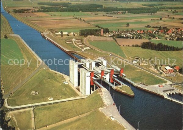 Scharnebeck Lueneburg Fliegeraufnahme Schiffshebewerk