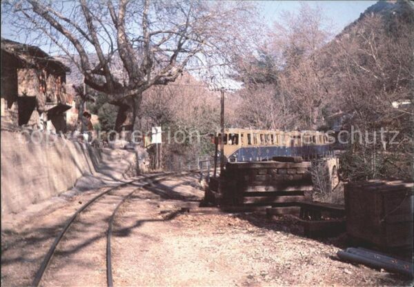 Griechenland Greece Zachlorou Eisenbahn