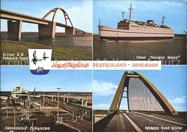 Fehmarn Brücke Fährbahnhof Puttgarden