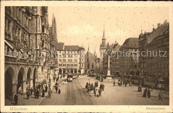 Muenchen Marienplatz