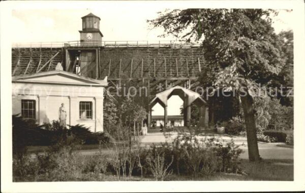 Schoenebeck Salzelmen Lindenbad Gradierwerk Parkeingang