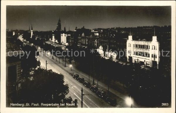 Hamburg St Pauli Reeperbahn