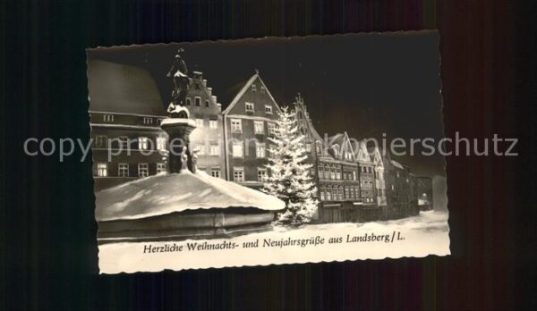 Landsberg Lech Weihnachts Neujahrsgrüsse
