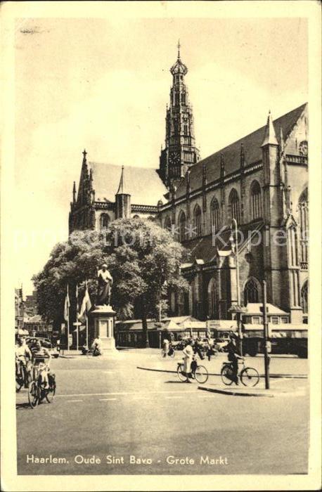 Haarlem Oude Sint Bavo Grote Markt