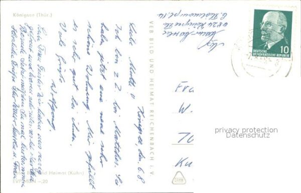 Koenigsee Thueringen Ortsansicht – Bild 2