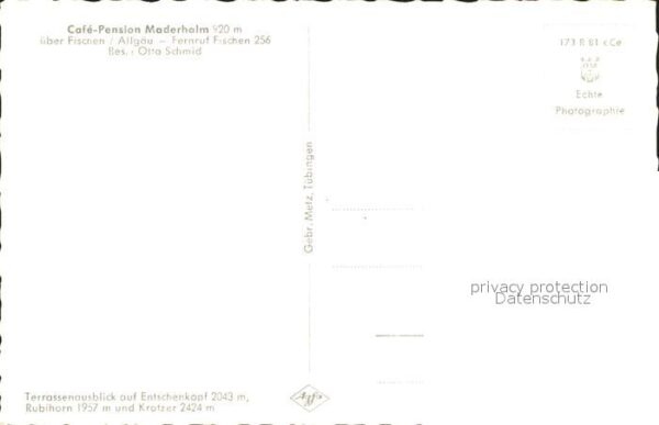 Fischen Allgaeu Cafe Pension Maderhalm – Bild 2