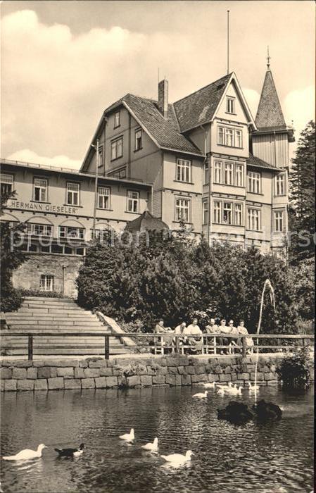 Schierke Harz FDGB Erholungsheim Hermann Gieseler Ent