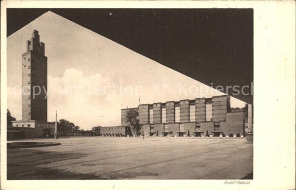 Magdeburg Stadthalle Turm