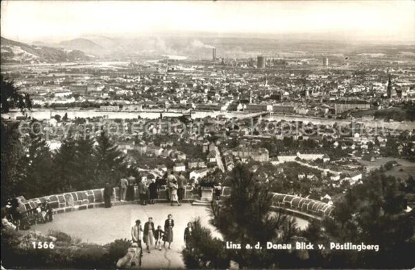 Linz Donau Blick Pöstlingberg