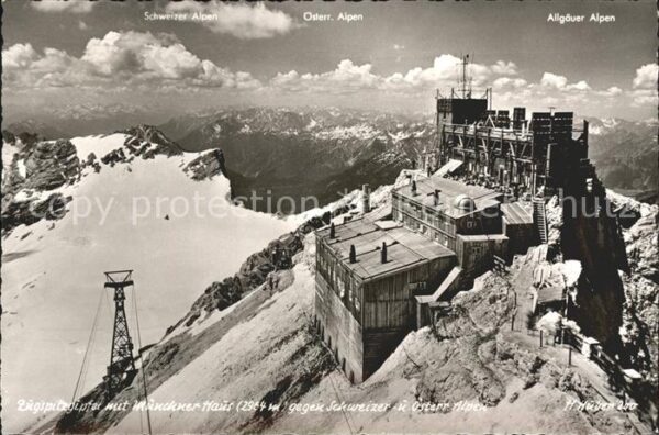 Zugspitze Zugspitzgipfel Münchner Haus Allgäuer A