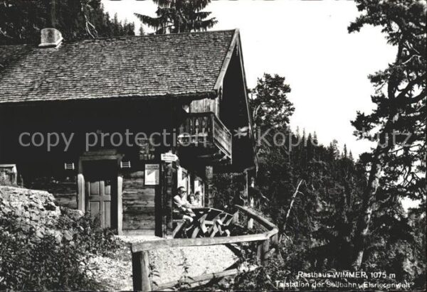 Werfen Salzburg Rasthaus Wimmer Talstation der Seilbahn
