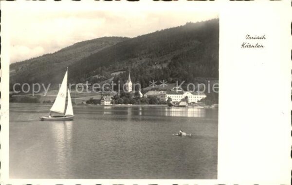 Ossiach Segelboot Teilansicht