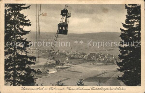 Oberwiesenthal Erzgebirge Böhmisch Wiesenthal Fichtelbergschwebeb