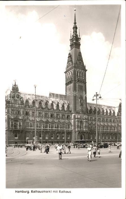 Hamburg Rathausmarkt Rathaus