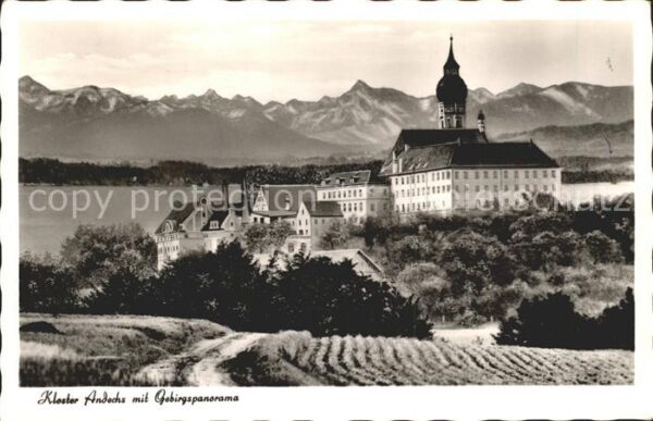 Kloster Andechs Gebirgspanorama