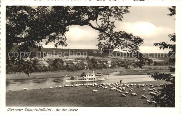 Oberweser Hessen Dampfschiffahrt an der Weser