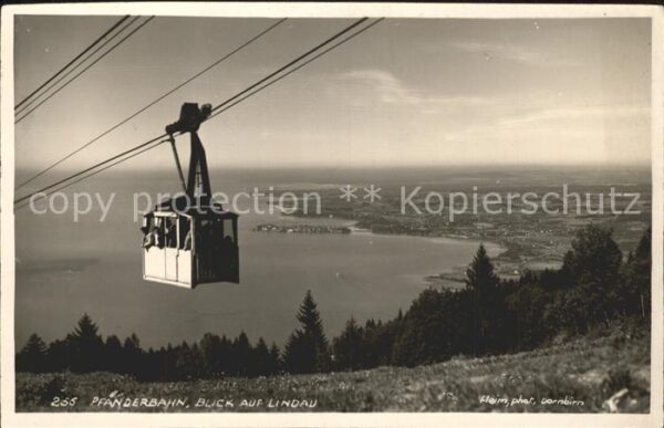 Pfaender Pfänderbahn Blick Lindau