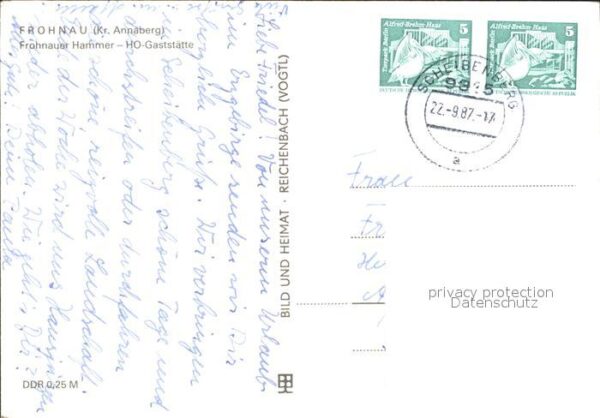 Frohnau Annaberg Frohnauer Hammer HO Gaststätte – Bild 2