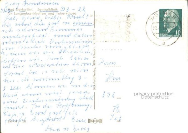 Bad Berka Zentralklinik für Lungenkrankheiten Tub – Bild 2