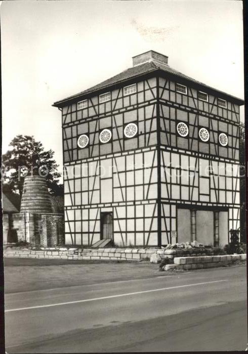 Schmalkalden Hochofenhaus alter Holzhohlehochofen