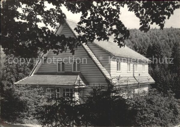 Oberschoenau Thueringen Gaststätte Kanzlersgrund