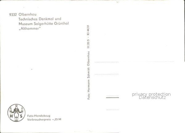 Olbernhau Erzgebirge Technisches Denkmal Museum Saigerhütte – Bild 2