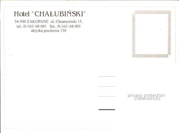 Zakopane Hotel Chalubinski – Bild 2
