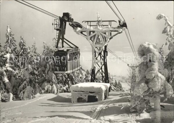 Oberwiesenthal Erzgebirge Schwebebahn Fichtelberg