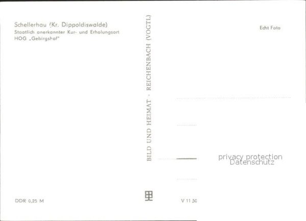 Schellerhau Staatlich anerkannter Kur Erholungsheim – Bild 2