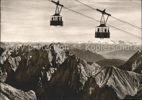 Zugspitze Zugspitzbahn Gipfelseilbahn Wetterstein