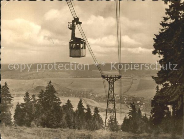Oberwiesenthal Erzgebirge Fichtelberg Schwebebahn