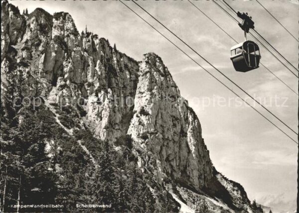 Aschau Chiemgau Kampenwandseilbahn Scheibenwand