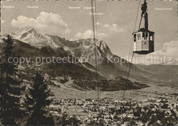 Zugspitze Wankbahn Kreuzeck Alpspitze Höllental W