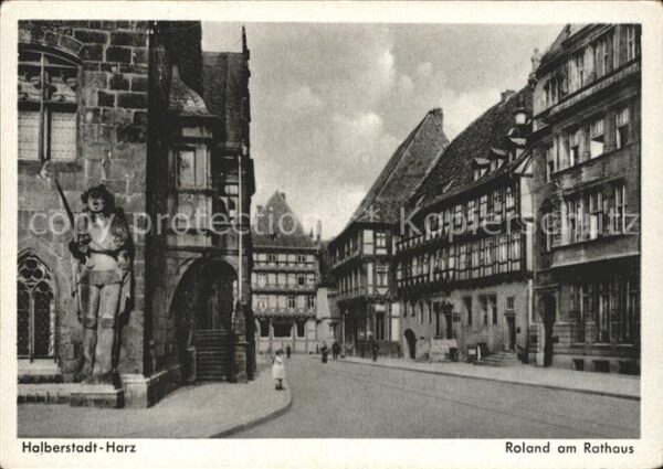 Halberstadt Roland am Rathaus