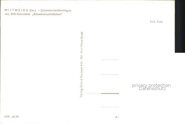 Mittweida Schwanenteichanlagen HO Gaststätte Schw – Bild 2