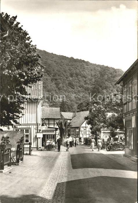 Treseburg Harz Strassenansicht