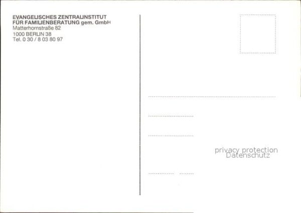 Berlin Evangelisches Zentralinstitut füt Famil – Bild 2