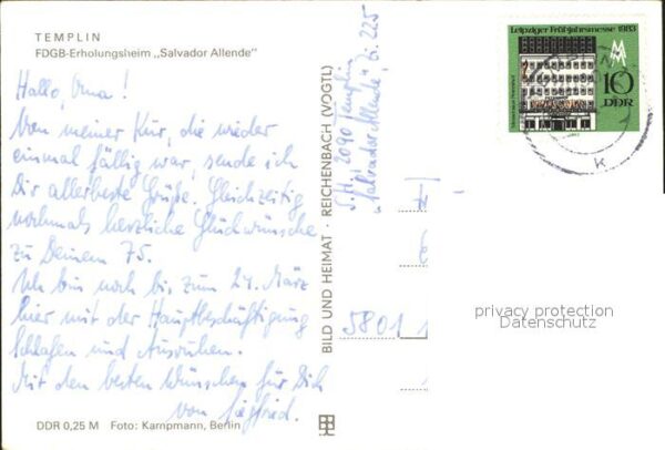 Templin FDGB Erholungsheim Salvador Allende – Bild 2