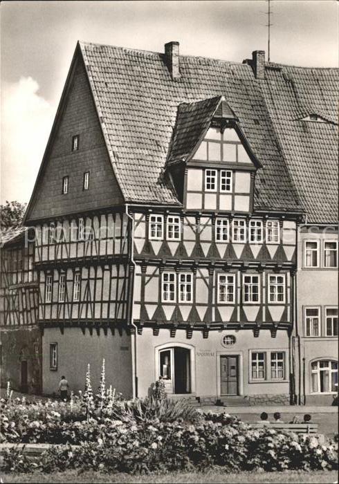 Bad Frankenhausen Apotheke Histor Fachwerkhaus