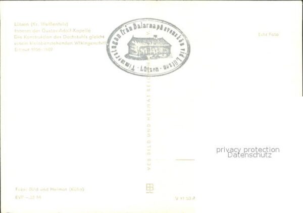Luetzen Inneres Gurstav Adolf Kapelle – Bild 2