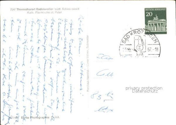 Badenweiler Kath Pfarrkirche St Peter Burgruine – Bild 2