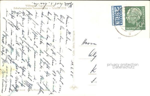 Villingen-Schwenningen Erholungsheim Tannenhöhe – Bild 2