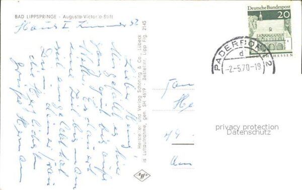 Bad Lippspringe Augusta Victoria Stift – Bild 2