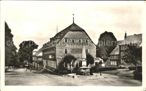 Grossbreitenbach Thueringen Am Rathaus