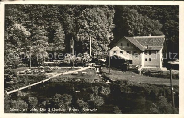 Fraenkische Schweiz Stempfermühle Die drei Quellen