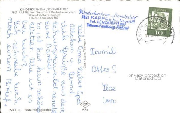 Kappel Lenzkirch Kinderkurheuim Sonnhalde – Bild 2