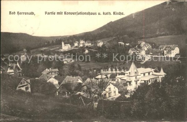 Bad Herrenalb Partie mit Konversationshaus und kath K