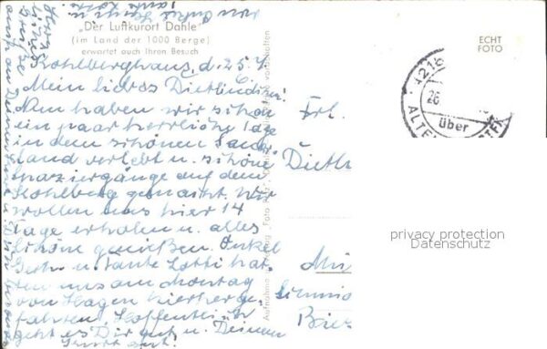 Dahle Altena Teilansicht mit Kohlberghaus – Bild 2